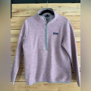 Patagonia wool sweater. Large. Color pink